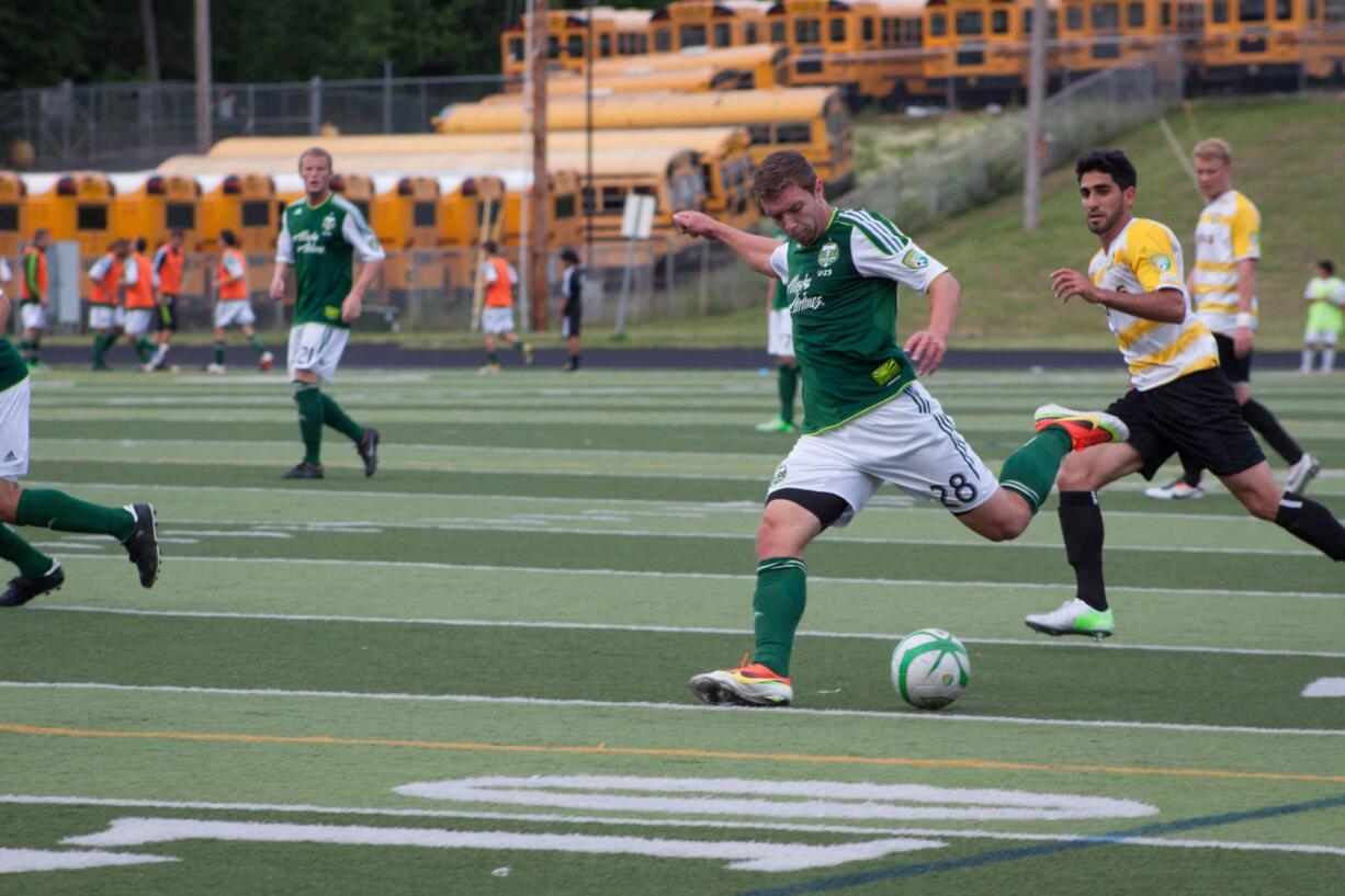 Nick Palodichuk (28) has returned to his collegiate program at Duke University, so will not be with the Timbers U-23s for today's game in his hometown.