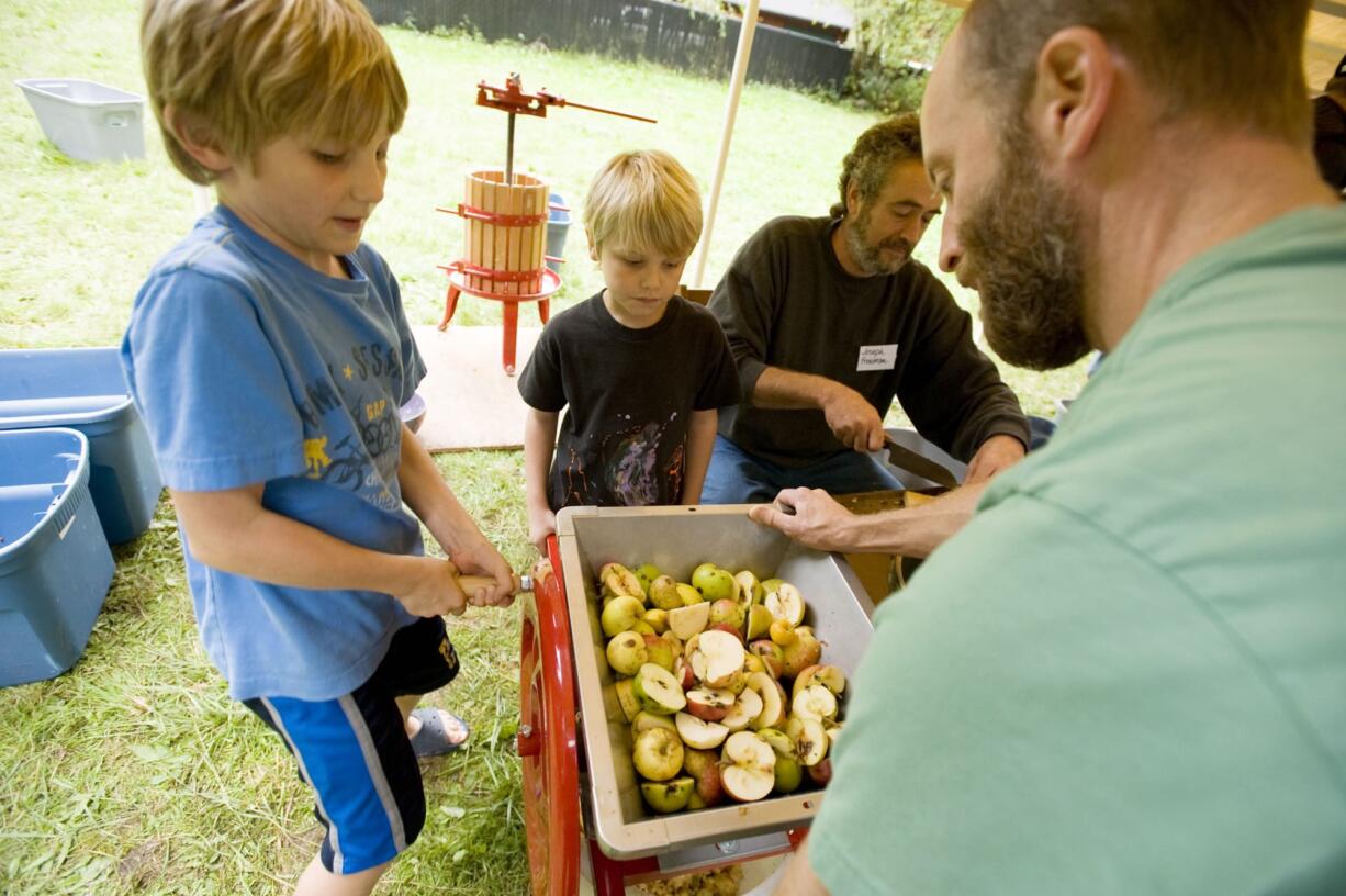 The sixth-annual Apple Tasting at the Venersborg Schoolhouse includes cidermaking and apple-pie demonstrations from 11 a.m. to 4 p.m.