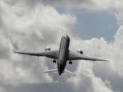 A Qatar Airways Boeing 787 Dreamliner takes off during the Farnborough International Airshow, in Farnborough, England, earlier this month.