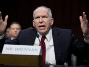 CIA Director nominee John Brennan testifies on Capitol Hill in Washington, D.C., on Thursday during his confirmation hearing before the Senate Intelligence Committee.