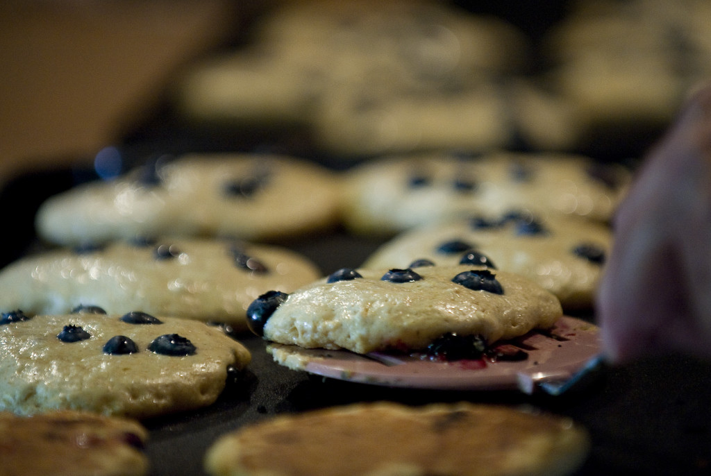 The Cedar Creek Grist Mill holds a series of sampling events every year. Blueberry Pancake Day is a chance for visitors to check out the historic mill and taste food made as it was in the late 1800s, with fresh ground flour and local berries.