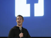 Facebook CEO Mark Zuckerberg speaks at Facebook headquarters in Menlo Park, Calif., on Thursday.