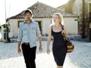 Ethan Hawke, left, and Julie Delpy, in a scene from &quot;Before Midnight,&quot; directed by Richard Linklater.