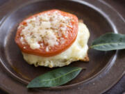 English muffin broiled cheese and tomato sandwiches are easy enough for kids to make, yet are a treat for moms too.