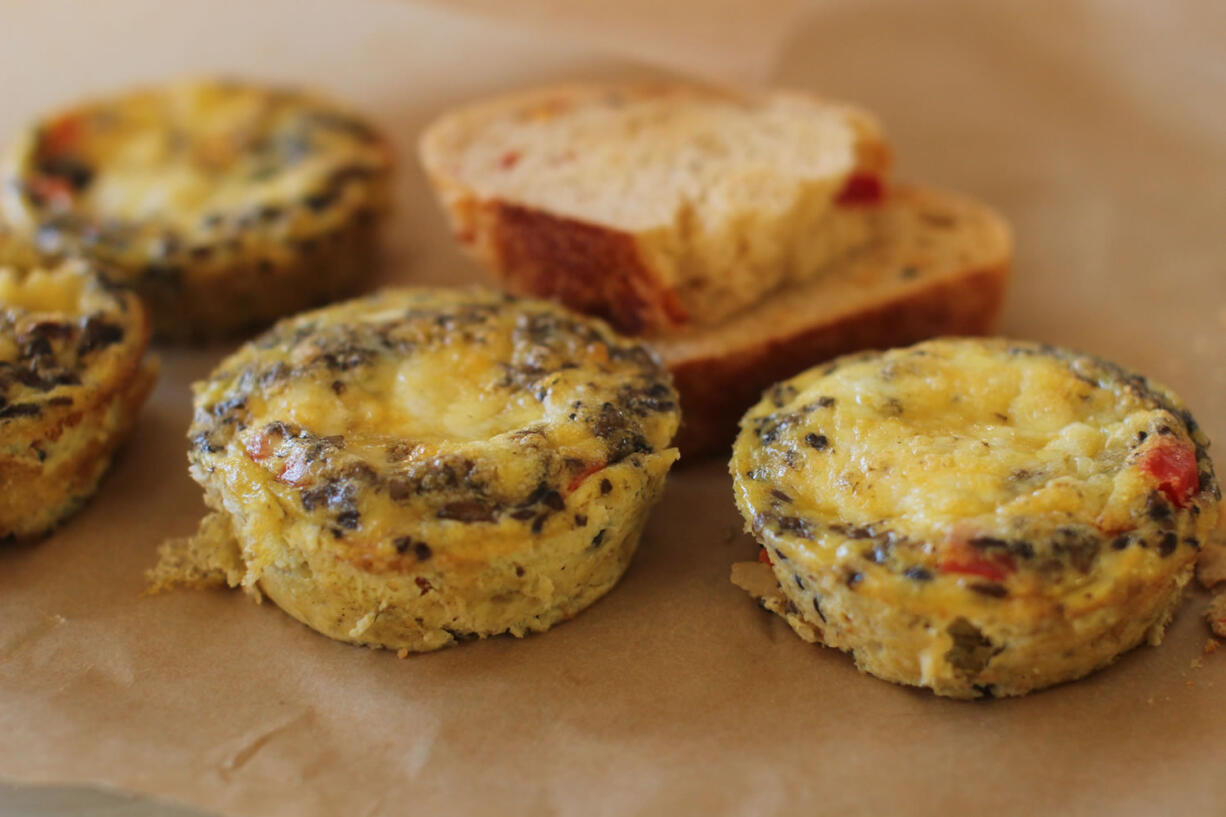 Southwestern mini frittatas (Matthew Mead/Associated Press)