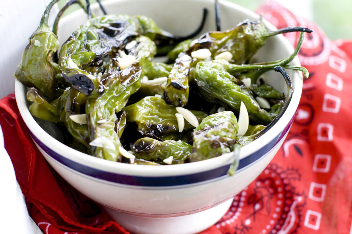 Shishito peppers are great when grilled.