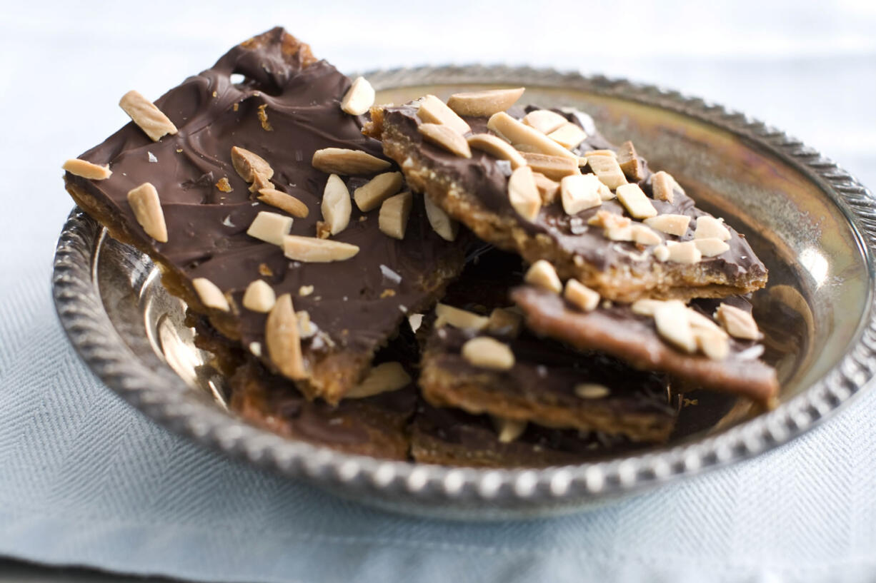 Matzo Toffee Car Crunch