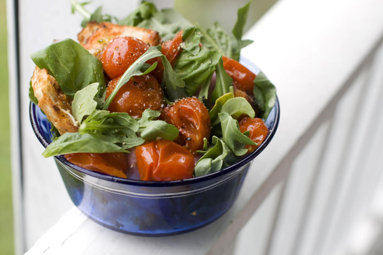 Grilled Bread And Tomato Salad