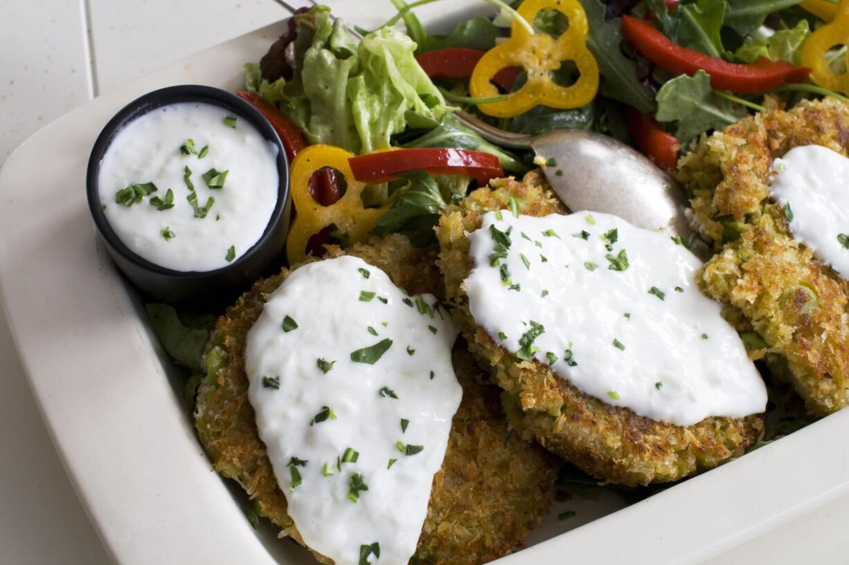 Falafel are deep-fried fritters made from ground chickpeas or fava beans.