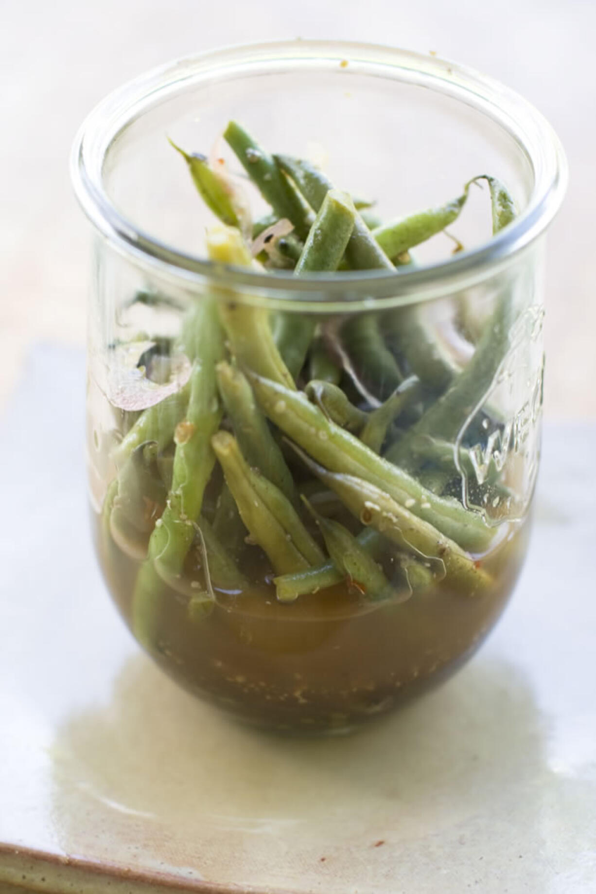 Fast-Pickled Green Beans are ready in a half-hour.