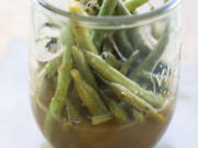 Fast-Pickled Green Beans are ready in a half-hour.