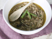 Shiitake Mushroom Ginger Noodle Soup With Garlic