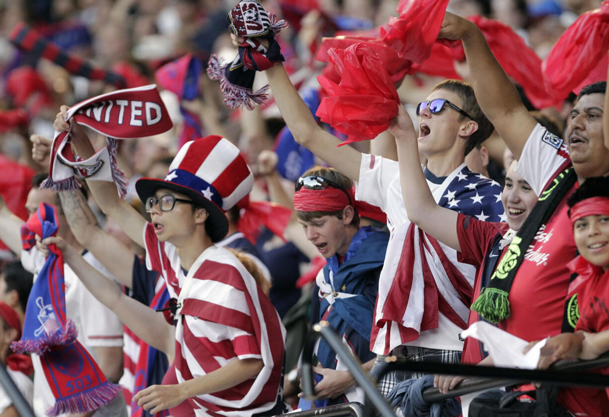 Area fans turn out in force for the national team.