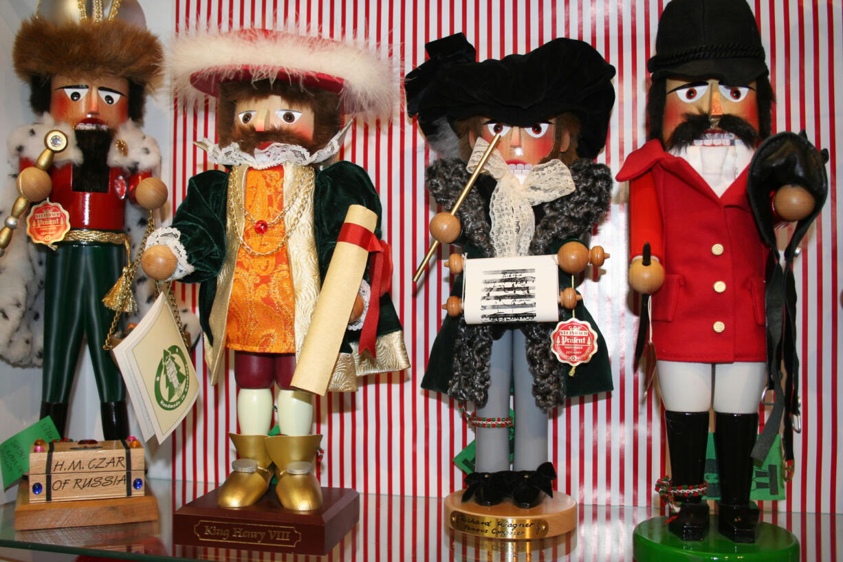 A variety of Nutcracker dolls are available at The Whitney Shop In New Canaan, Conn.