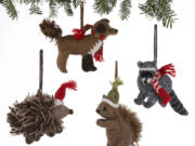 Alpaca Woodland Creatures ornaments are made of soft alpaca blend wool by rural Peruvian women.