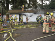 A fire that broke out after 11 a.m. Friday damaged both units at a duplex at 2723-25 E. 19th St.