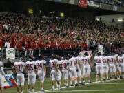 The Camas community filled the Tacoma Dome and cheered on their Papermaker football team until the final second Saturday, but the Skyline Spartans of Sammamish won the day 51-28.