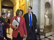 Sen. Lisa Murkowski, R-Alaska, left, and Sen.