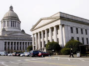 The state Supreme Court building in Olympia