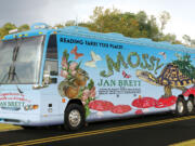 Author Jan Brett will roll into Vancouver this weekend in her &quot;Mossy&quot; tour bus.