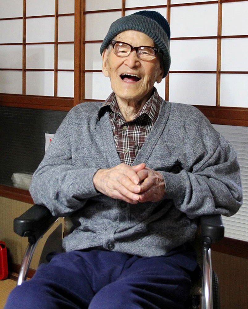 Jiroemon Kimura in 2012.