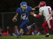 Quarterback Dylan King and the La Center Wildcats will play Woodland for the Trico League championship tonight.