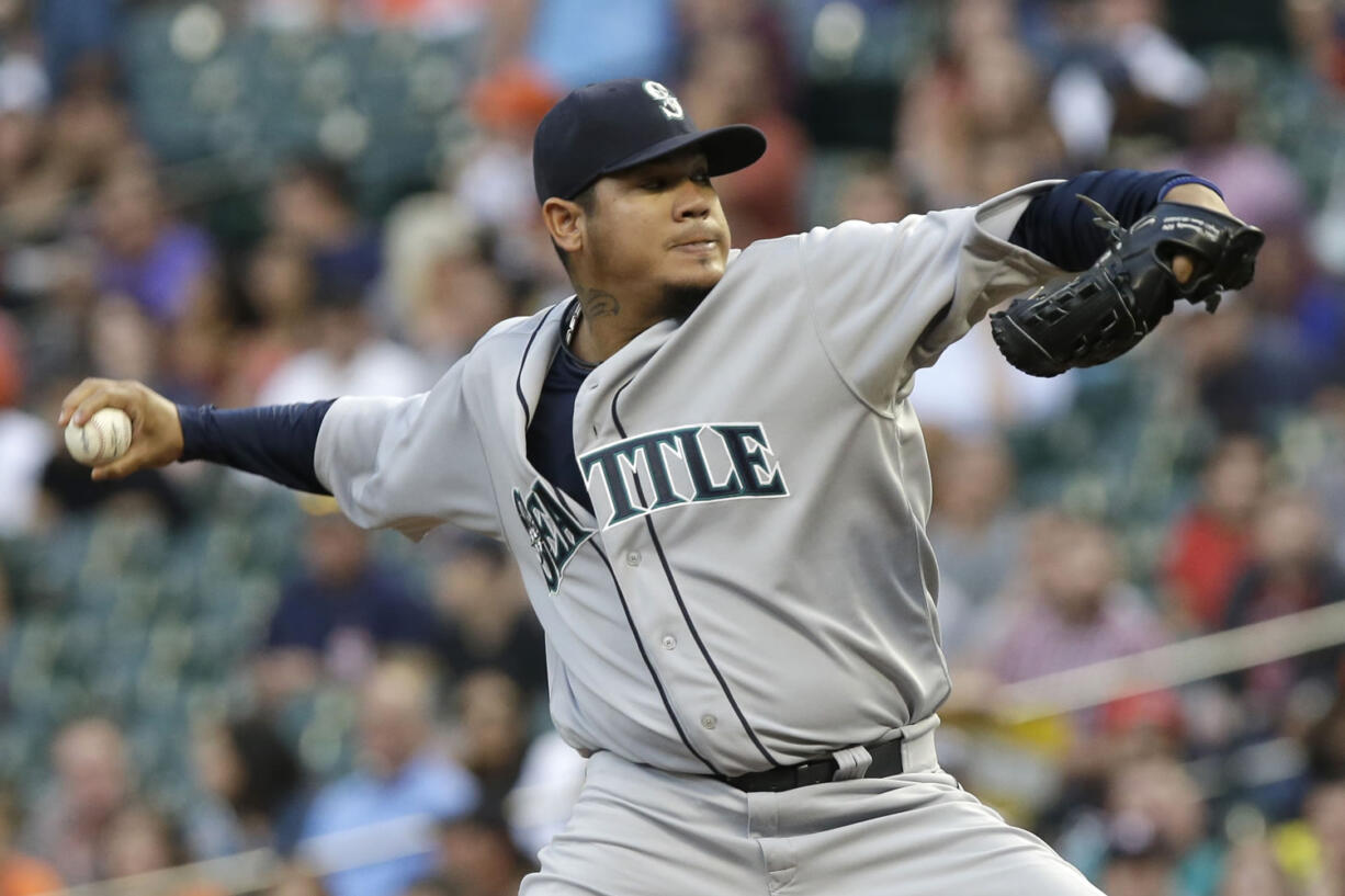 Seattle Mariners' Felix Hernandez won his 100th career game last week.