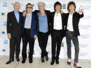 Associated Press files
Charlie Watts, from left, Bill Wyman, Keith Richards, Ronnie Wood and Mick Jagger of The Rolling Stones released another hits compilation with two new songs Tuesday. HBO aired a documentary on their formative years, &quot;Crossfire Hurricane,&quot; on Thursday. Wyman was a member of the band until 1993.