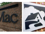 Associated Press files
Freddie Mac headquarters in McLean, Va., and Fannie Mae headquarters in Washington.