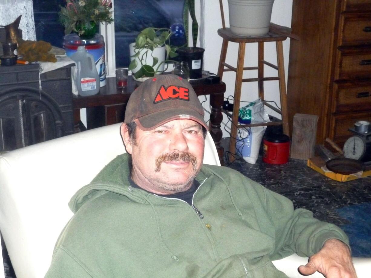 This undated photo supplied by the Gaylord family  shows Paul Gaylord at his Prineville, Ore., home.