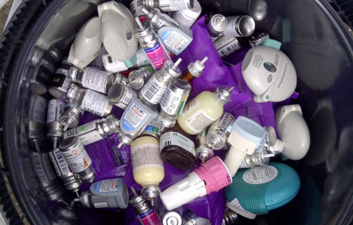 The Clark County Sheriff's Office, the federal Drug Enforcement Administration and other local agencies collected 819 pounds of medical waste at a drug take-back event Sept. 29 in Fisher's Landing.