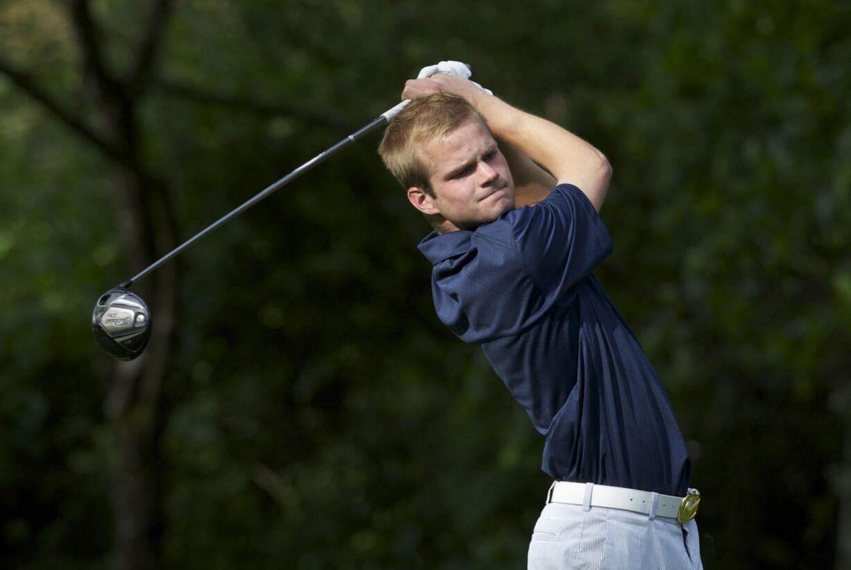 Steven Lane/The Columbian
Travis Johnsen lost the Royal Oaks Invitational Tournament on a playoff hole to Landon Banks last year.