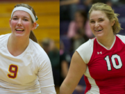 Karlee Lubenow, left, leads Prairie High School while Brindl Langley is a key player for Camas.