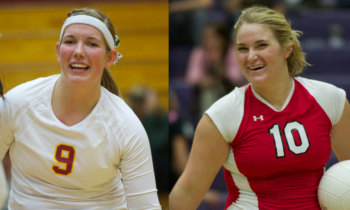 Karlee Lubenow, left, leads Prairie High School while Brindl Langley is a key player for Camas.