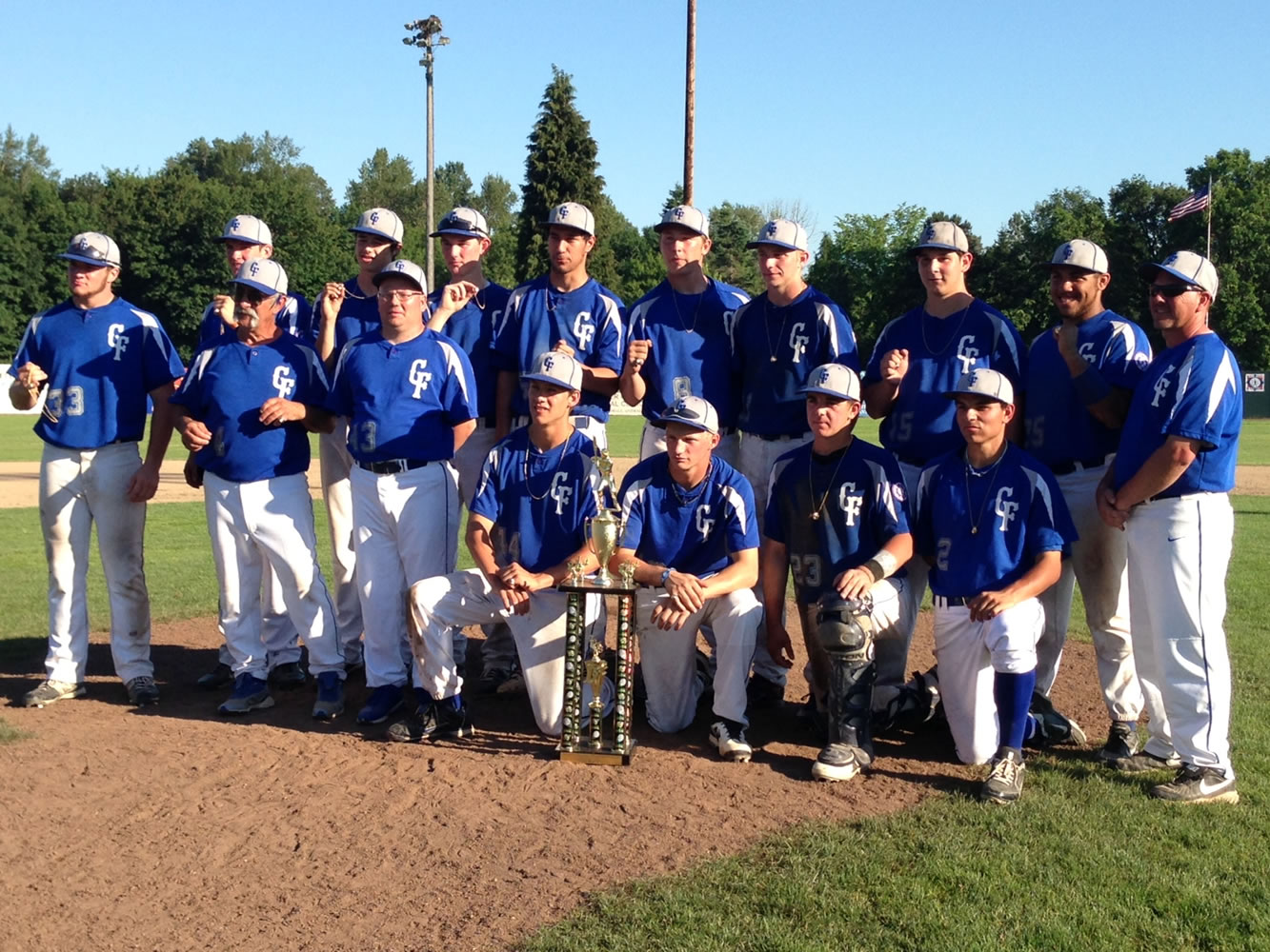 Washington state USSSA state champion KWRL Centerfield U18 baseball team.