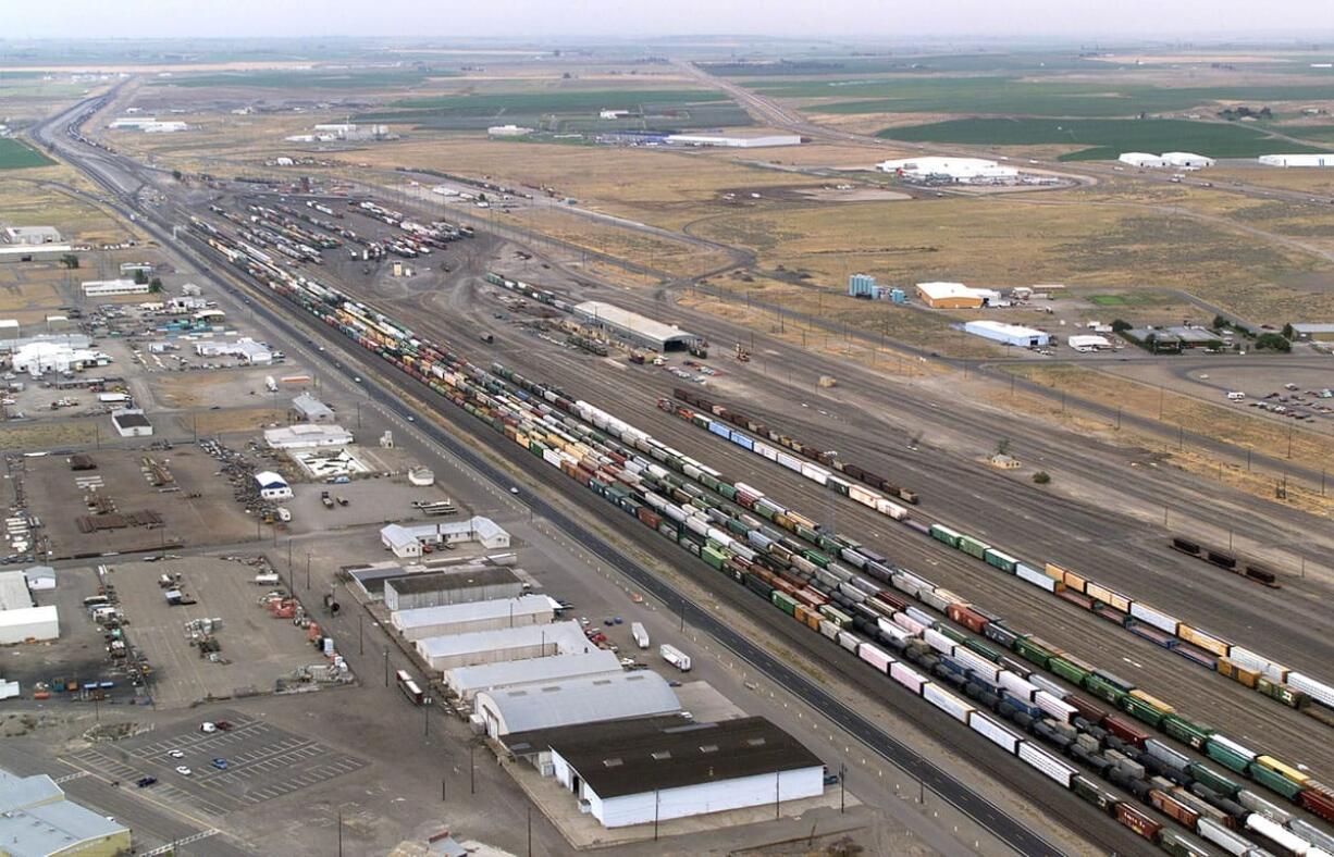 The BNSF Railway hump yard in Pasco would likely see more traffic if a proposed coal shipping agreement is reached.