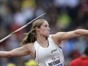 Kara Patterson threw the javelin 198 feet, 5 inches on her only attempt in qualifying on Friday at the U.S. Olympic Track and Field Trials in Eugene.