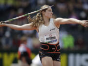 Kara Patterson placed second in the javelin at the U.S.