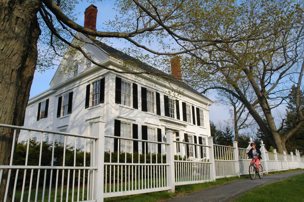 The Harriet Beecher Stowe House in Brunswick, Maine.