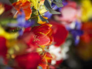 Steven Lane/Columbian files
Flowers for sale at the Vancouver Farmers Market, Sunday, April 8, 2012.