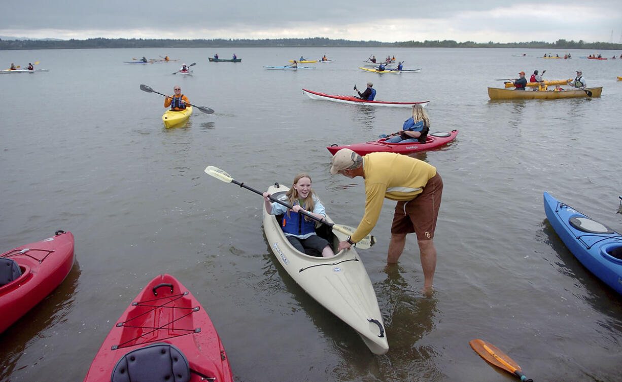 The Spring Paddle Festival at Vancouver Lake features the opportunity to try out kayaks, canoes and paddles and an all-day clinic.