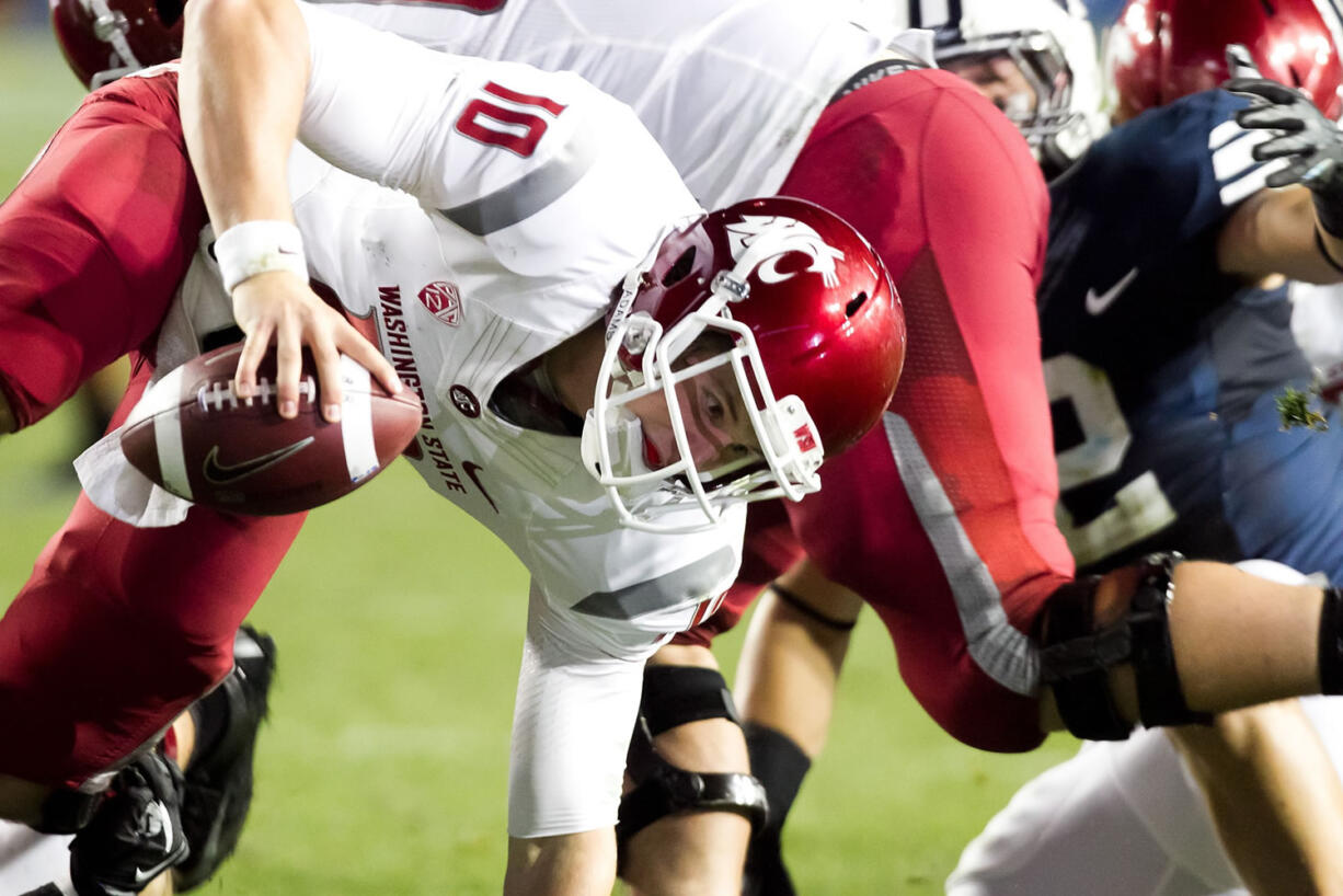 Quarterback Jeff Tuel played the entire game in Washington State's loss to BYU.