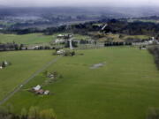 The site of a proposed casino along Interstate 5 in La Center.