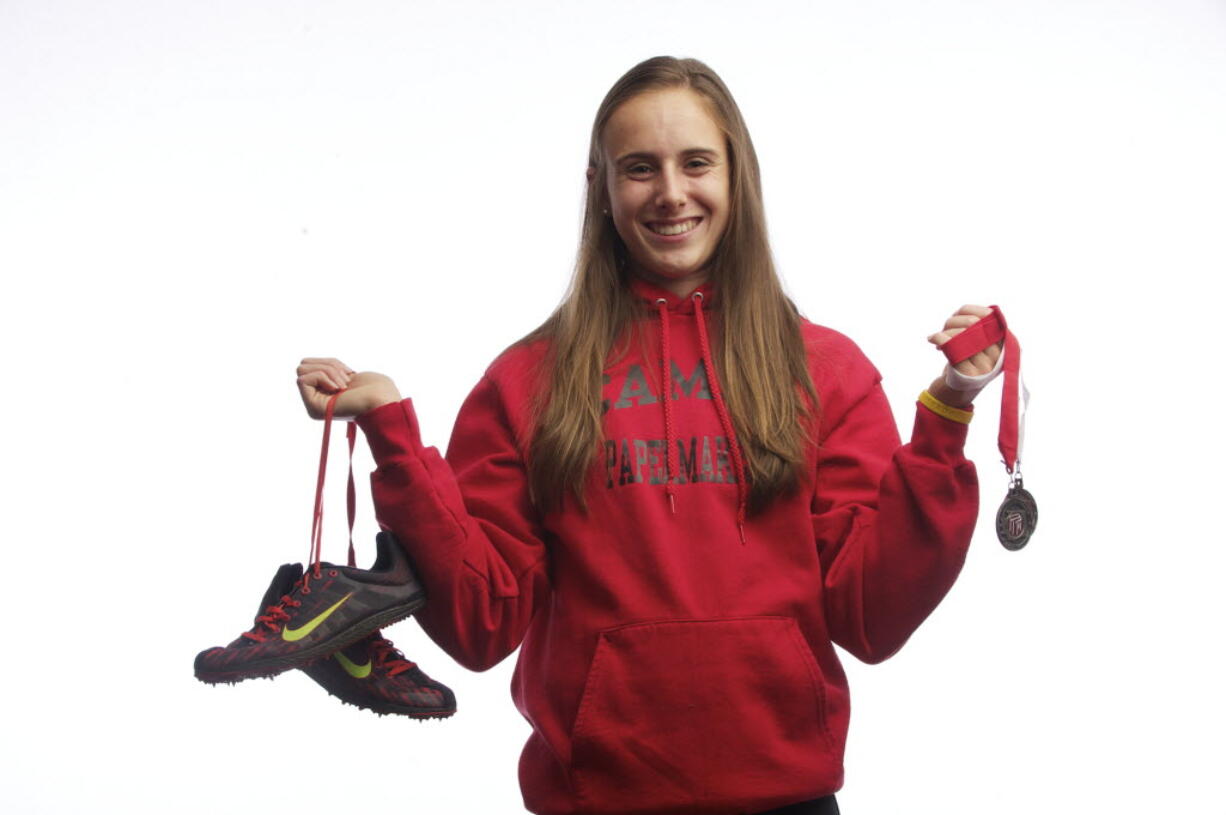 Alexa Efraimson of Camas is The Columbian's All Region girls track and field athlete of the year.