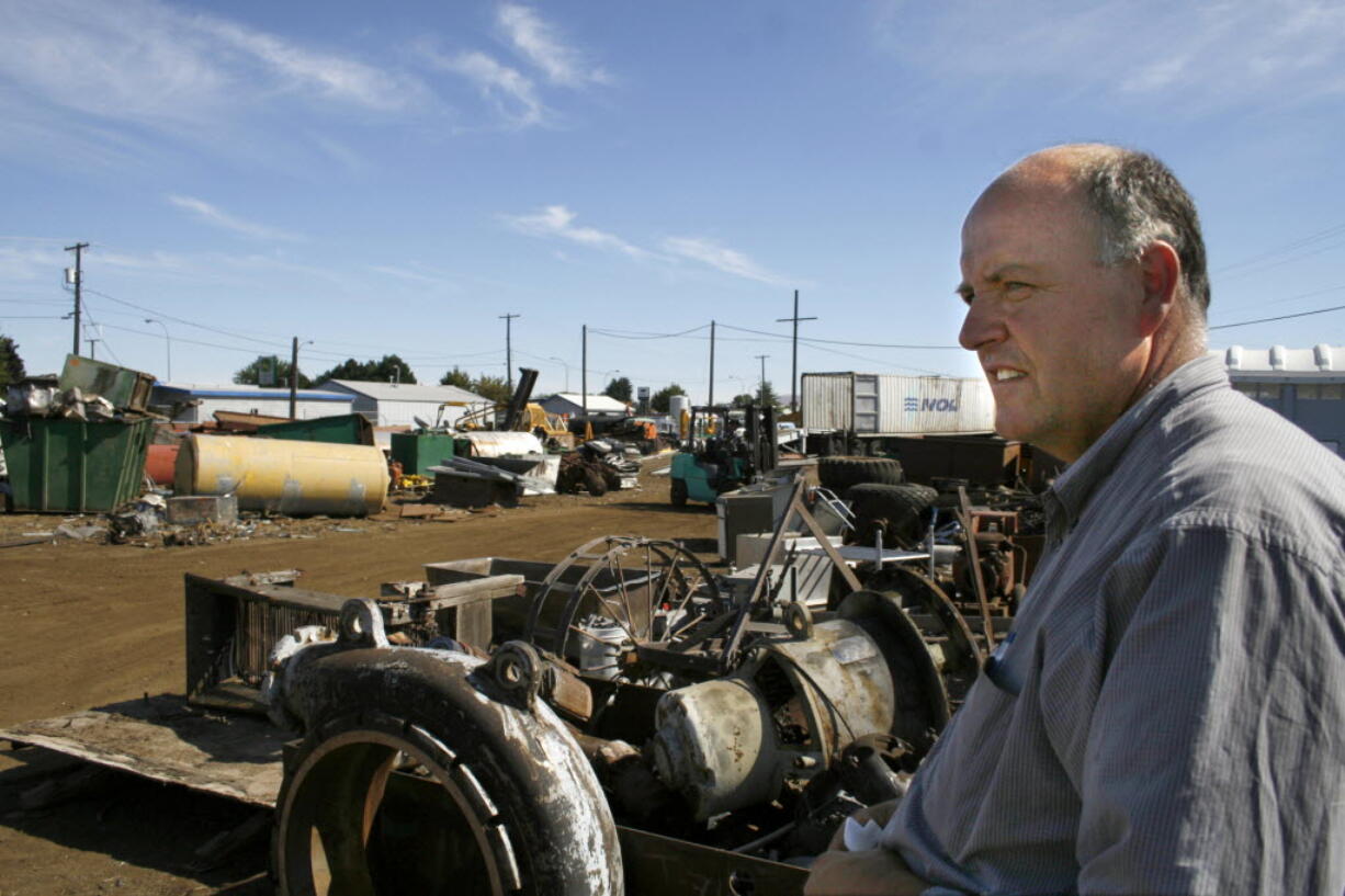 Principle Metals LLC owner Bret Simpson was sentenced today to four months in prison for illegally discharging oil from the Davy Crockett barge into the Columbia River near Camas in late 2010 and early 2011 and failing to reporting the spills to authorities.