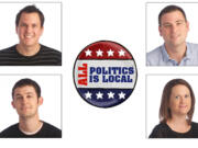 Reporters, clockwise from top left, Tyler Graf, Erik Hidle, Stephanie Rice and Eric Florip.