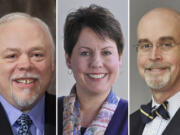 State Sen. Don Benton, R-Vancouver, from left, Sen. Ann Rivers, R-La Center, and Rep.