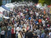 The Vancouver Farmers Market bustles on Saturday July 31, 2010.