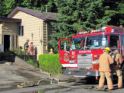 Vancouver firefighters knocked out an attic fire in a central Vancouver home Monday morning.