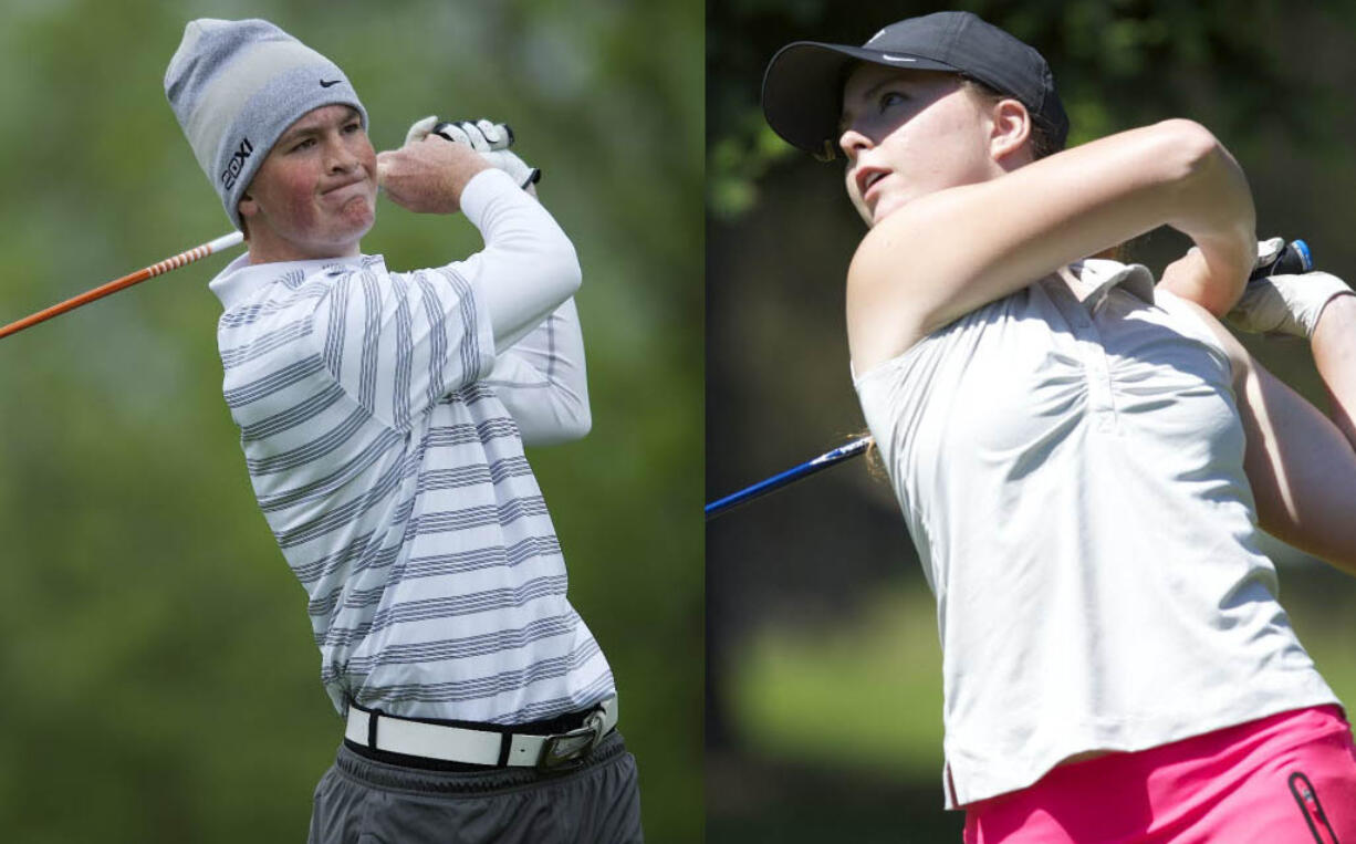 Brian Humphreys of Camas won the Class 4A boys state golf championship Wednesday.